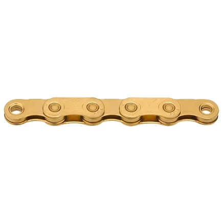 Цепь KMC X-Flat WAXED 12/13 скоростей, золотая