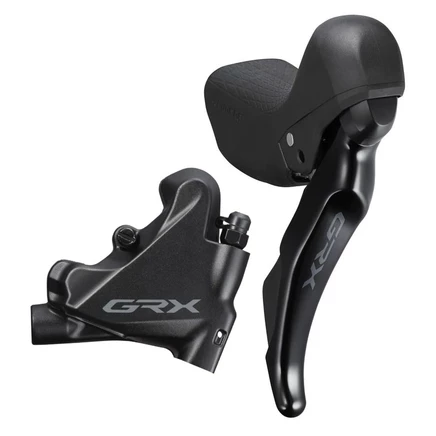 Гидравлический тормоз Shimano GRX ST-RX400+BR-RX400, черный