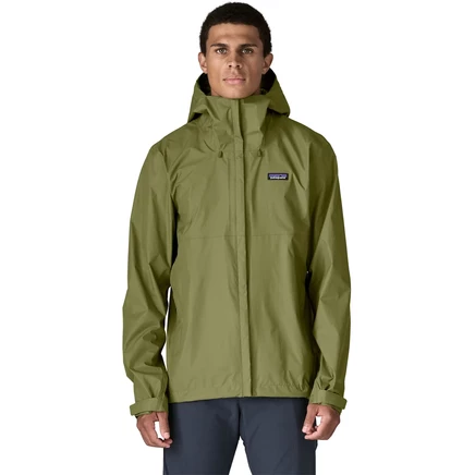 Мужской дождевик Patagonia Torrentshell 3L, зеленый