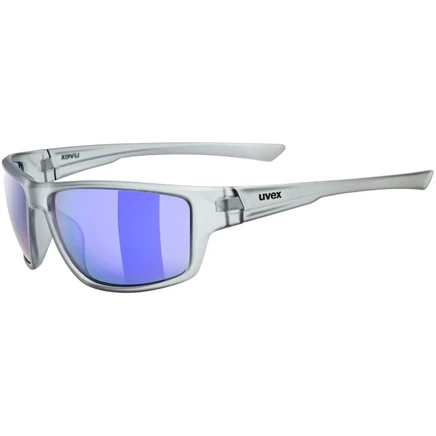 Велосипедные очки Uvex sportstyle 230, дымчатые/зеркально-синие