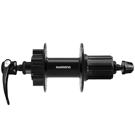 Задняя втулка Shimano FH-QB400-HM 6-болт, QR 135 мм, черная