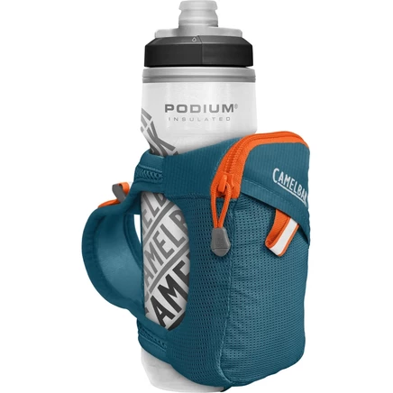 Переносной термос CamelBak Quick Grip с охлаждающей изоляцией + велосипедная бутылка Podium с охлаждающей изоляцией объемом 620 мл - corsair teal