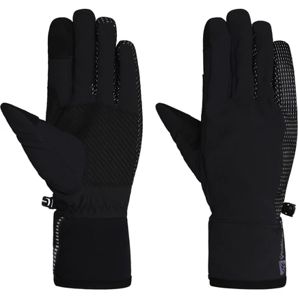 Блестящие перчатки Jack Wolfskin - черные black