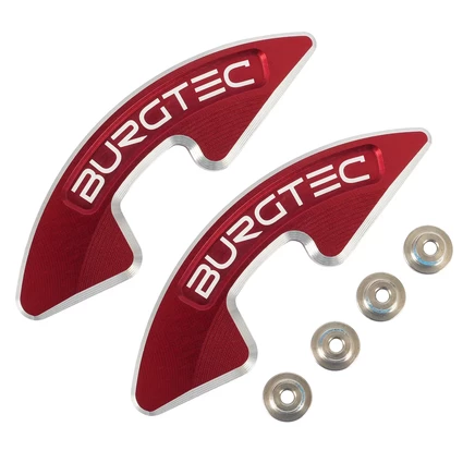 Защита цепного кольца Burgtec Bashguard Double, красная