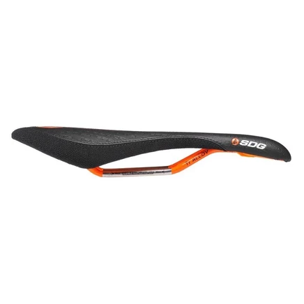 Седло SDG Circuit MTN Ti-Alloy, черно-оранжевое