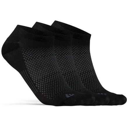 Носки Craft Core Dry Footies, набор из 3 пар, влаговыводящие, полиамид, черные