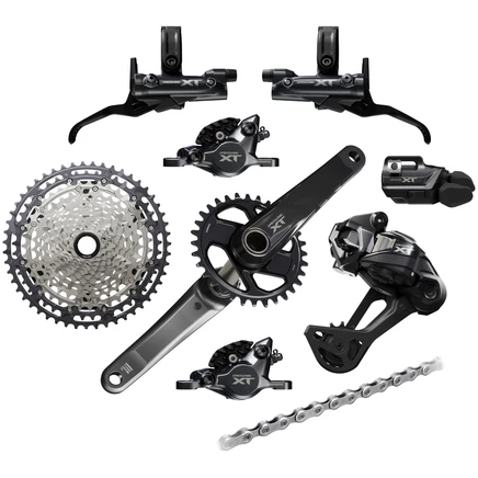 Групсет Shimano Deore XT M8200/M8250 Di2 1x12, черный