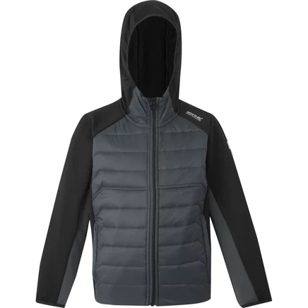Детская куртка Regatta Kielder Hybrid IX, черно-серая