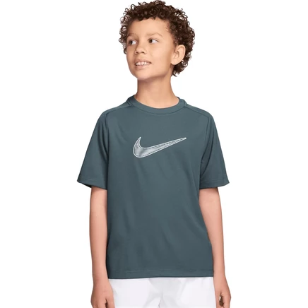 Детская футболка Nike Multi Dri-FIT, сине-зеленая