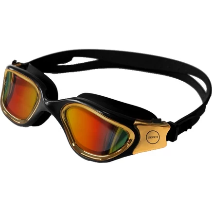 Очки для плавания zone3 vapour polarized, черно-золотые