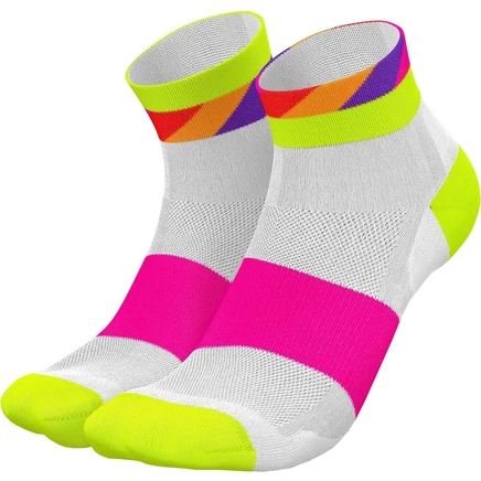 Короткие носки INCYLENCE Ultralight Strides - белые, канареечно-белые, разноцветные