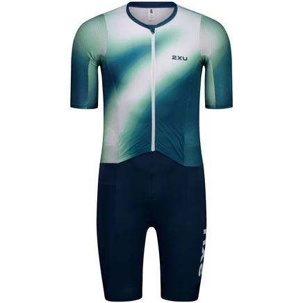 Мужской триатлонный комбинезон 2XU Aero Hex, синий