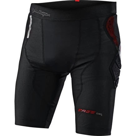 Troy Lee разрабатывает защитные шорты Stage Ghost D30 - Однотонные черные
