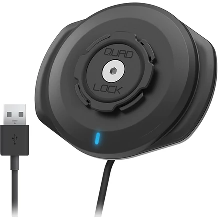 Зарядная головка USB Quad Lock Charging Head, черная