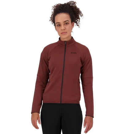 Женская флисовая куртка Mons Royale Quad Merino, коричневая