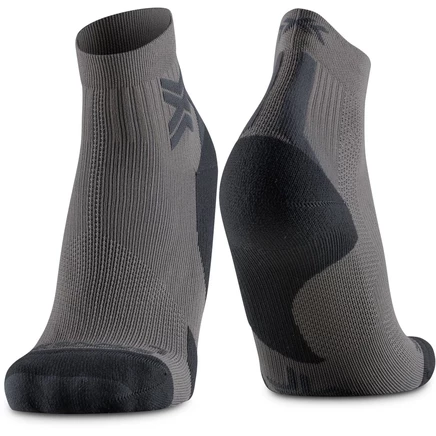 Мужские носки X-Socks Run Discover до щиколотки - raincloud/x black grey