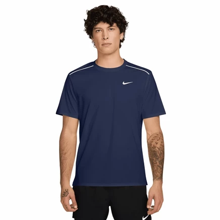 Мужская футболка для бега Nike Dri-FIT UV Miler, темно-синяя