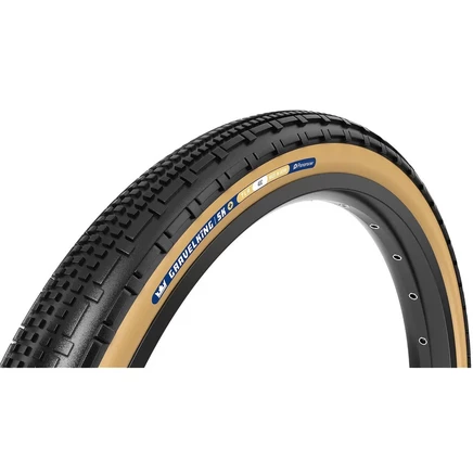 Покрышка складная Panaracer GravelKing SK+ 50‑622 TLR Skinwall, чёрно‑бежевая