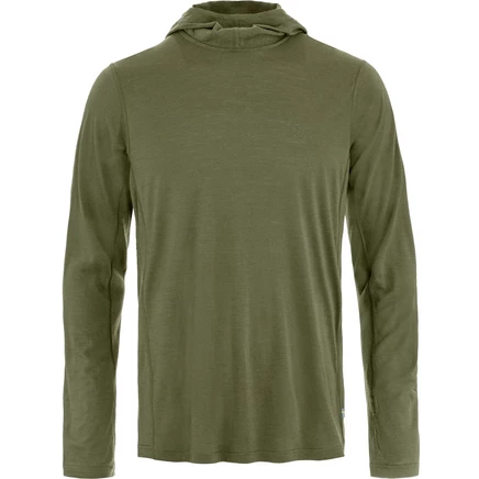 Мужское худи Fjllrven Abisko Wool, зеленое
