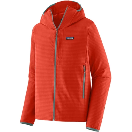 Мужское худи Patagonia R1 TechFace, красное