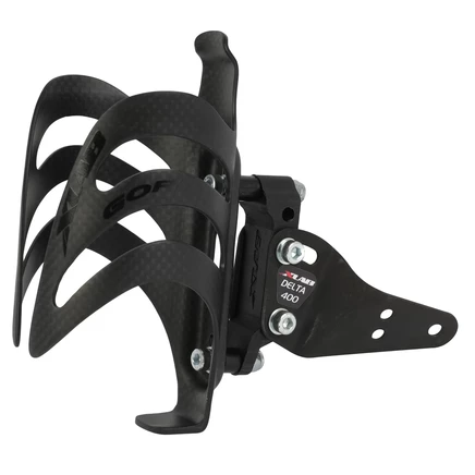 Адаптер XLAB Delta 400 + держатель для бутылок Gorilla Carbon - черный матовый