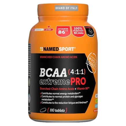 NAMEDSPORT BCAA 4:1:1 extremePro - Пищевая добавка с аминокислотами - 110 таблеток