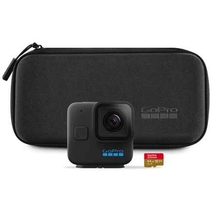 Экшн-камера GoPro HERO11 Black Mini с кейсом и 64 ГБ картой, черная