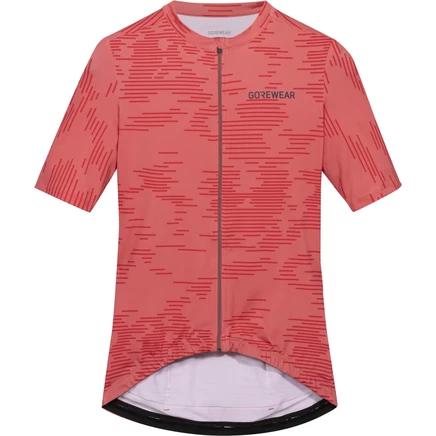 Женская майка GOREWEAR Swiftride Electro из джерси с коротким рукавом - кораллово-красный / лабораторная роза ДИДЛ ред