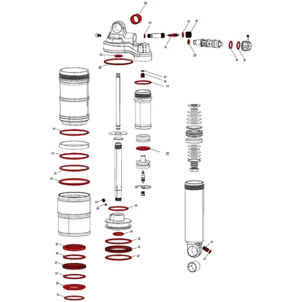 Набор для обслуживания RockShox Monarch Plus B1 11.4118.038.002