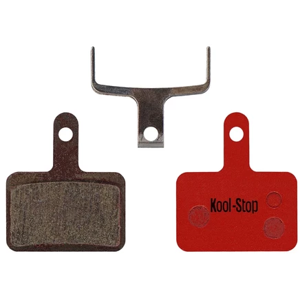 Колодки дисковых тормозов Kool Stop - органические - Shimano Deore / LX / Nexave / Дорожные / Tektro Aquila / Auriga / Gemini / Spyre / Hyrd - KS-D620 красные
