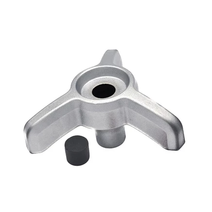 Задний зажим Feedback Sports Tri-Knob, серебристый