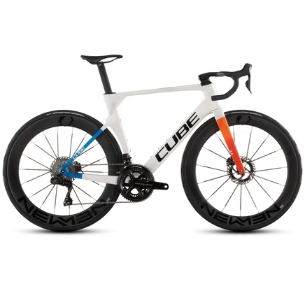 Шоссейный велосипед Cube Litening AERO C:68X SLT, белый/многоцветный