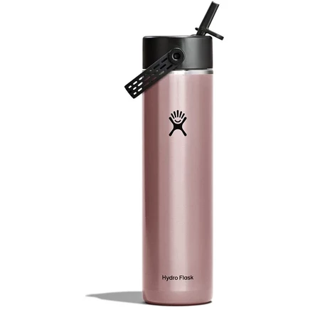 Термобутылка Hydro Flask 710 мл с крышкой Flex Straw, розовая