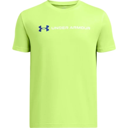 Футболка для мальчиков Under Armour UA Logo, неоновая