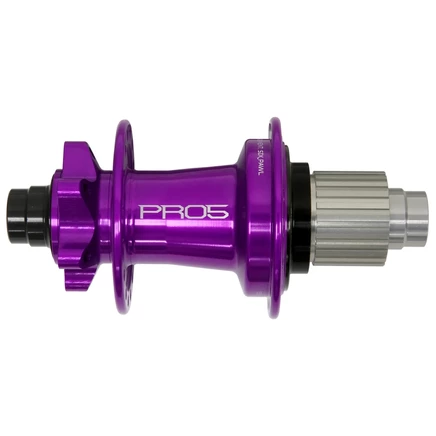 Задняя ступица Hope Pro 5 - 6-болтовая - 12x142 мм | Микрошлифованная Shimano - фиолетовая purple