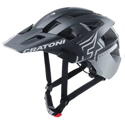 Мужской шлем Cratoni AllSet Pro, черно-серый
