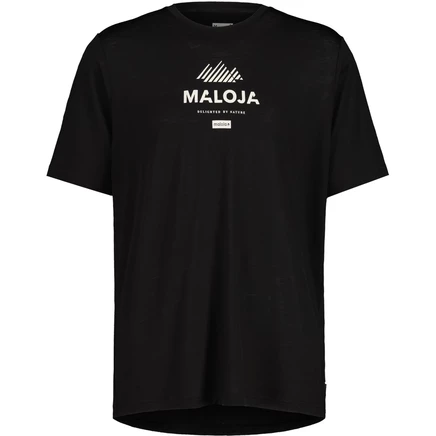 Мужская футболка Maloja KalmbergM из мериноса, черная