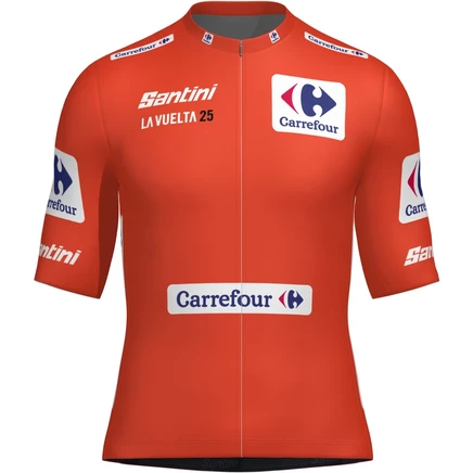 Мужская велофутболка Santini La Vuelta, красная