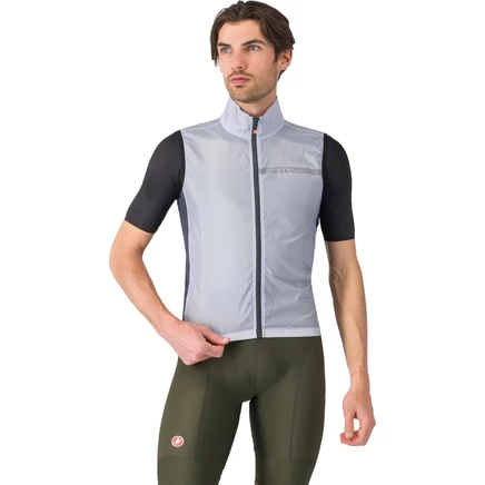 Мужской веложилет Castelli Squadra Stretch, серый