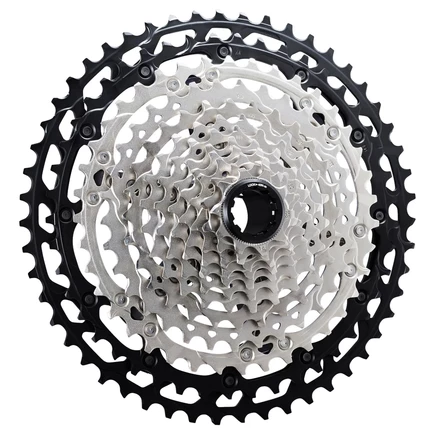 Кассета Shimano Deore XT CS-M8100 12-скор., черно-серебристая