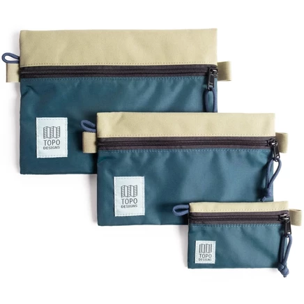 Комплект органайзеров Topo Designs Accessory Bag, зеленый