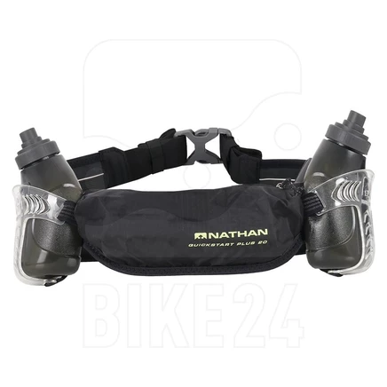 Унисекс пояс для бега Nathan Sports QuickStart Plus 20, черный