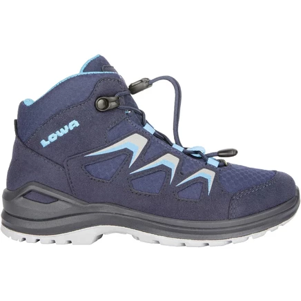 Кроссовки LOWA Innox Evo GTX QC Shoes Junior - темно-синие/бирюзовые (размер 27-35), синие