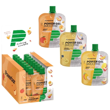 Спортивный гель PowerBar PowerGel Smoothie 16×90 г, фруктовый