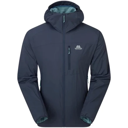 Мужская софтшелл-куртка mountain aerotherm, синяя