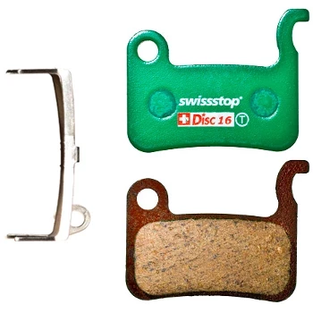 Тормозные колодки SwissStop Disc 16 C для Shimano, зеленые