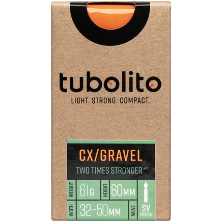 Камера Tubolito Tubo-CX/Gravel 27,5/28″ 32–50 мм, черная