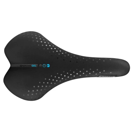 Спортивное гелевое седло Selle San Marco Sport Gel Saddle S - black из черной замши