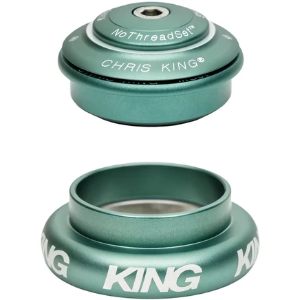 Гарнитура со вставкой Chris King i7 Grip Lock со смешанной формой - ZS44/28.6 | EC44/40 - матовый нефрит
