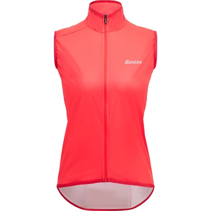 Женский дождевик-жилет Santini Guard Nimbus, красный
